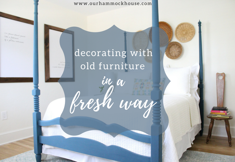 decorating with old furniture in a fresh way