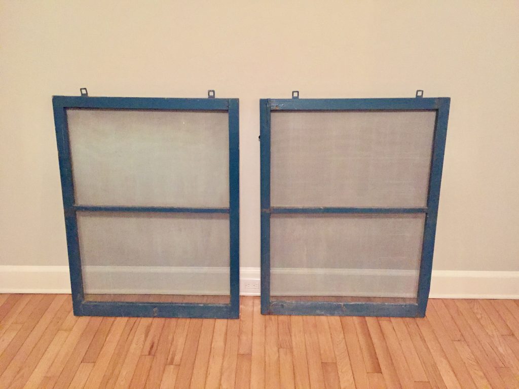 old wooden screens