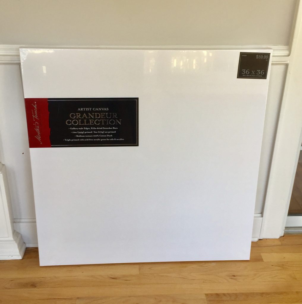 36 inch square canvas from Hobby Lobby - Master's Touch Grandeur Collection 