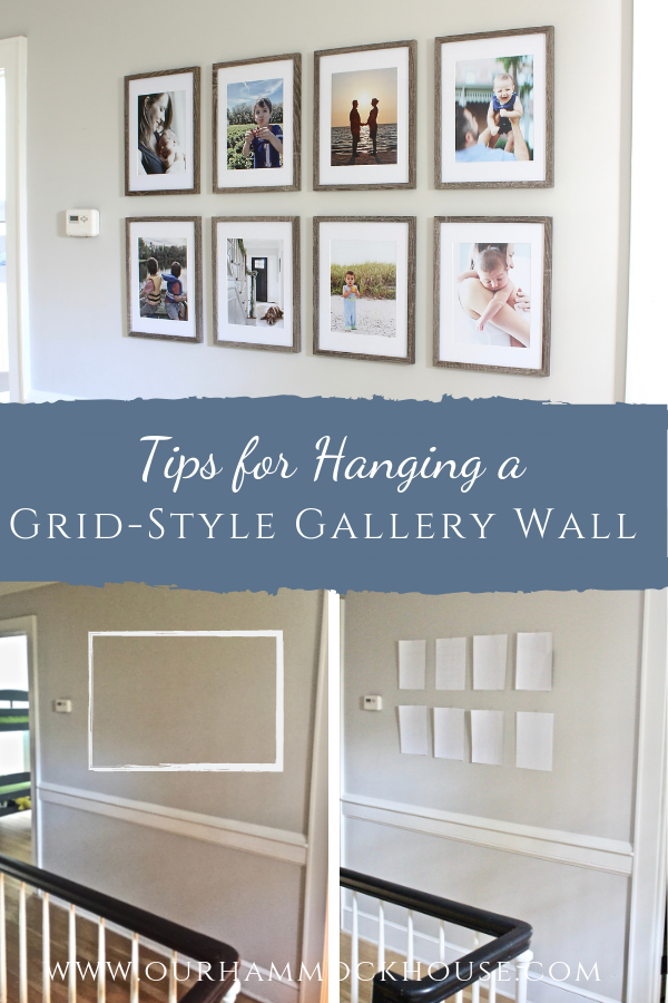 How To Hang A Grid Style Gallery Wall Our Hammock House - How Do You Hang A Gallery Wall Evenly